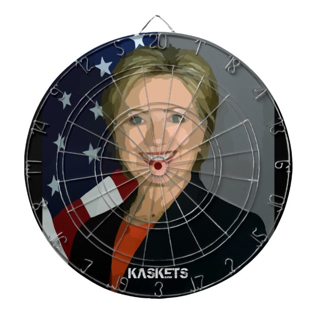 KASKETS - Clinton-Dartscheibe Dartscheibe (vorne)