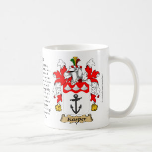 Kasper, der Ursprung, die Bedeutung und das Wappen Kaffeetasse