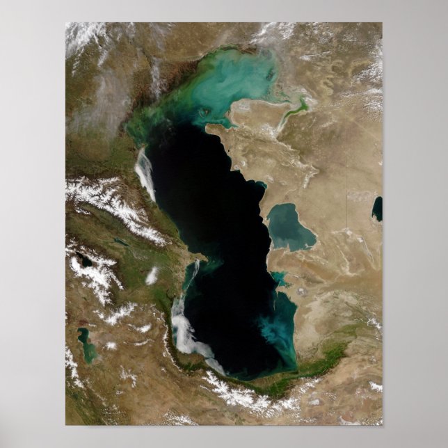Kaspisches Meer Poster (Vorne)