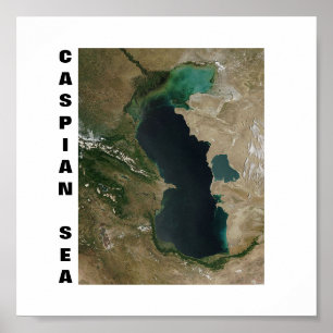 Kaspisches Meer Poster