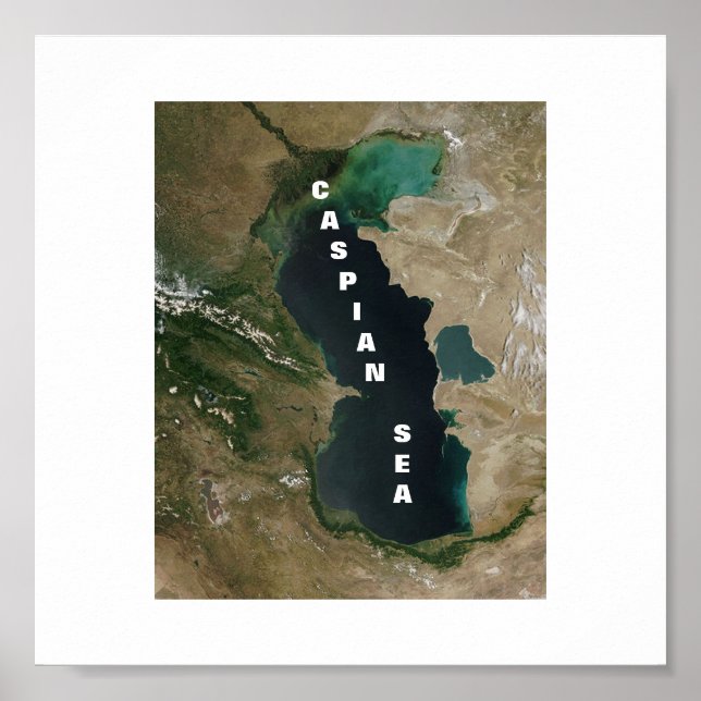 Kaspisches Meer Poster (Vorne)