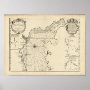 Kaspisches Meer und Asien Poster