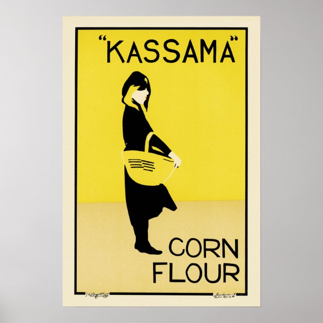 KASSAMA Maismehl Kunstgedicht von The Beggarstaffs Poster (Vorne)