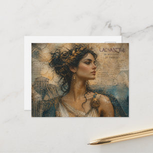 Kassandra schöne griechische Göttin Postkarte