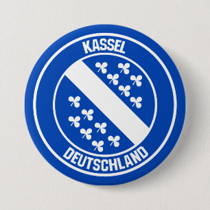 Kassel Round Emblem Button