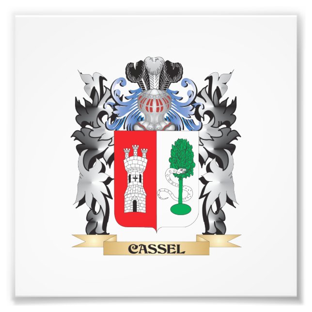 Kassel-Wappen - Familienwappen Fotodruck (Vorne)