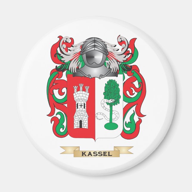 Kassel-Wappen (Familienwappen) Magnet (Vorne)