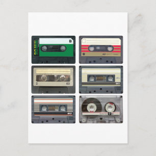 Kassettband Postkarte