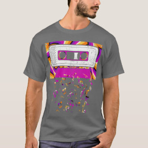 Kassette 80er Jahre Musiker Musik Konzert Festival T-Shirt