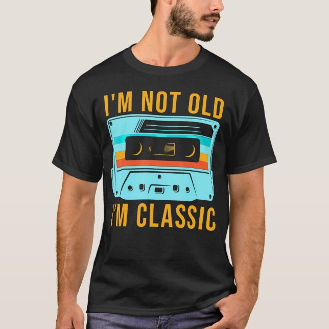 Kassette ist nicht alt im A+-Format T-Shirt (Vorderseite)