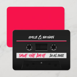 Kassette Mix-Band-Retro Save the Date Cool