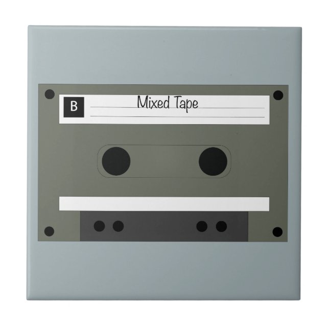 Kassette, Mixed Tape Fliese (Vorderseite)