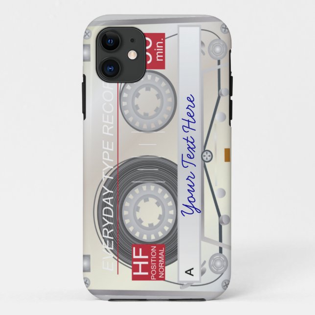 Kassette Tape iPhone 5 Hülle (Rückseite)
