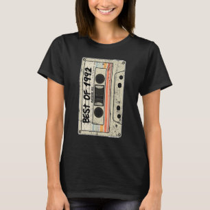 Kassette Tape Retro Geburtstag Geboren 1992 Best o T-Shirt