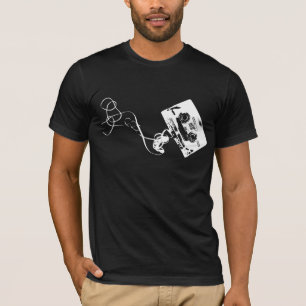 Kassette -weiß T-Shirt