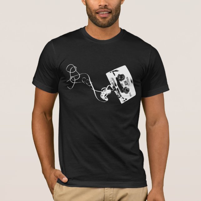 Kassette -weiß T-Shirt (Vorderseite)