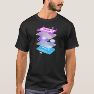Kassetten-Explosion - Disc-Jockey-Musik DJ DJing T-Shirt