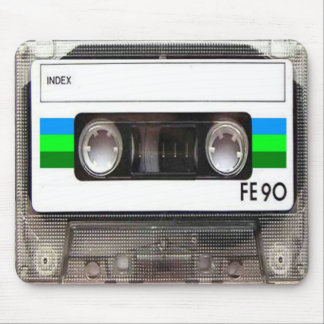 Kassetten-grüne Mausunterlage Mousepad