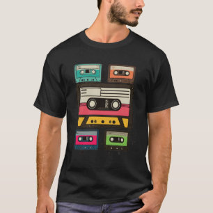 Kassetten Mixtapes 1980er Radio Music Graphic T-Shirt