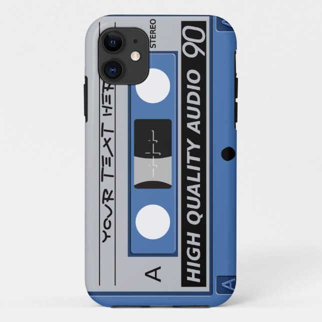 Kassettenband für iPhone Case-Mate iPhone Hülle (Rückseite)