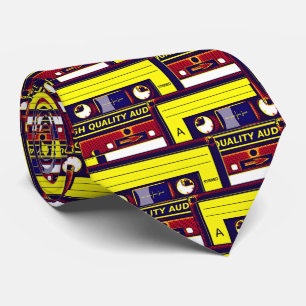 Kassettenband Necktie - Retro-Rückspulen Krawatte