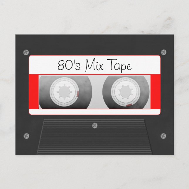 Kassettenband Postkarte (Vorderseite)