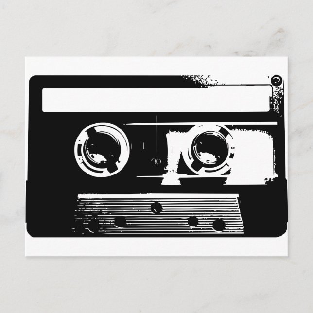 Kassettenband Postkarte (Vorderseite)