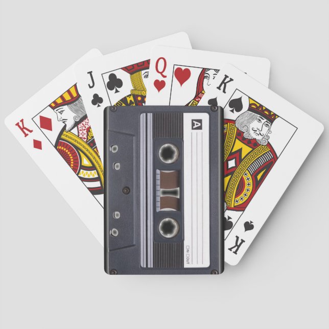 Kassettenbandkarten Spielkarten (Rückseite)