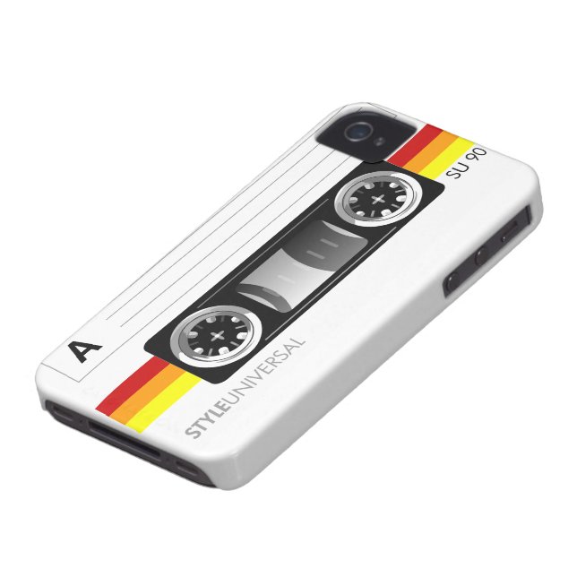 Kassettenbandkennsatz iPhone 4 Fall Case-Mate iPhone Hülle (unten)