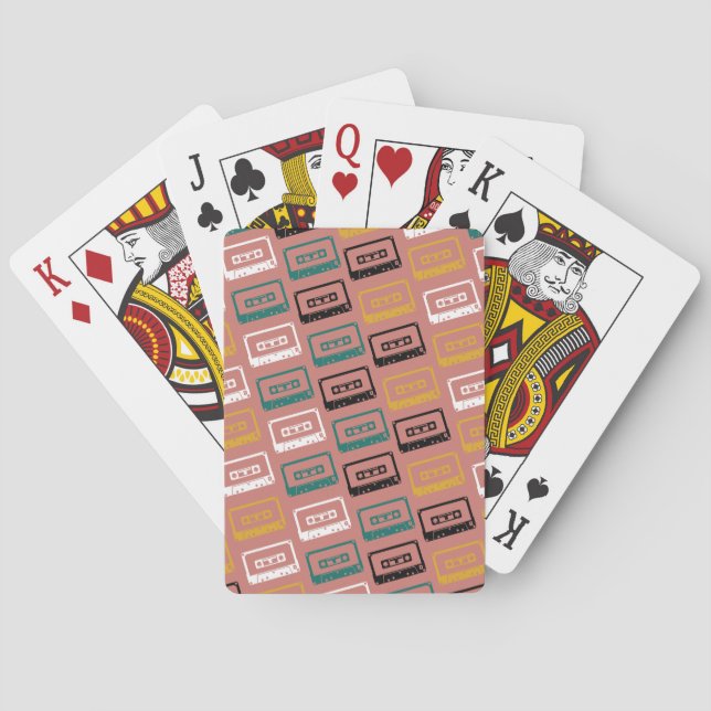 Kassettenmuster Spielkarten (Rückseite)