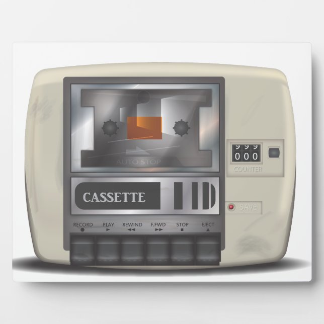 Kassettenrekorder Fotoplatte (Vorderseite)