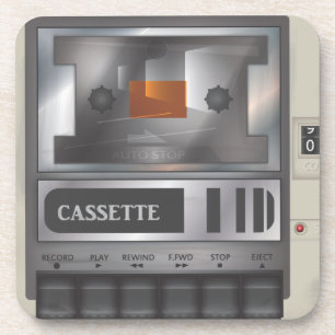 Kassettenrekorder Getränkeuntersetzer