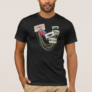 Kassettenrekorder mit Bling T-Shirt