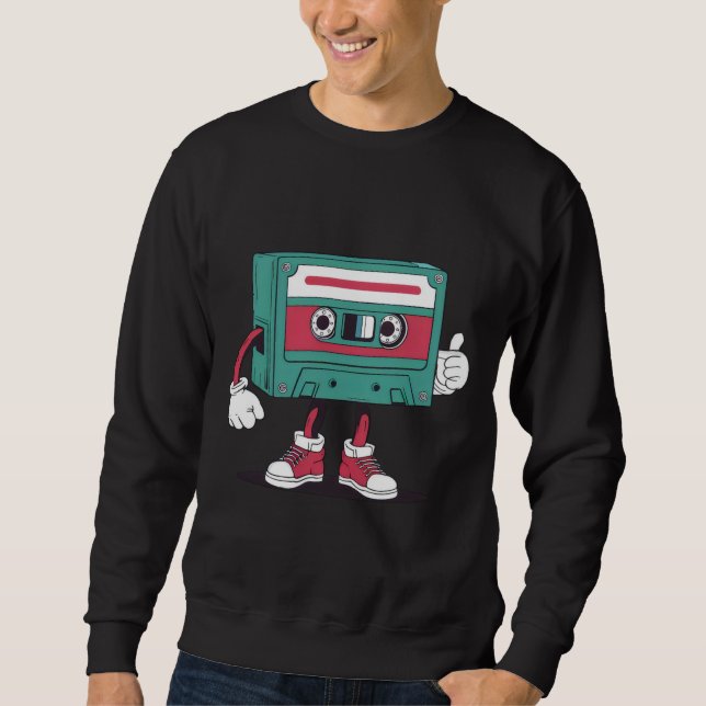 Kassettenrekorder Sweatshirt (Vorderseite)