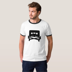 Kassettensäulen und -knochen T-Shirt