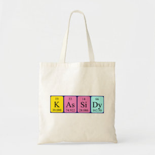 Kassidy Periodischer Tafelname Tasche