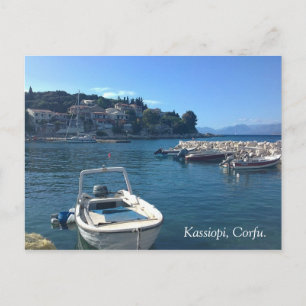 Kassiopi, Korfu. Postkarte
