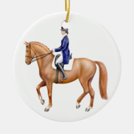 Kastaniedressage-Pferdeverzierung Keramik Ornament