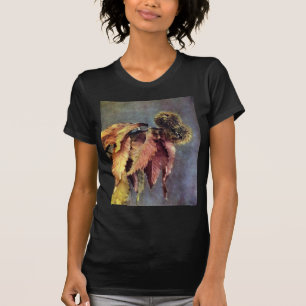 Kastanien-Grate und Blätter T-Shirt