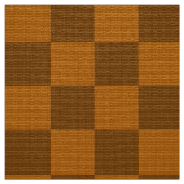 Kastanien hellbraunes Schachbrett Stoff (Muster)