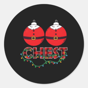 Kastanien Kastanien Weihnachten Weihnachten Weihna Runder Aufkleber