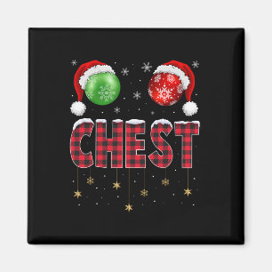Kastanien Matching Family Fun Brustkerne Weihnacht Magnet