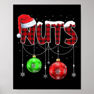 Kastanien Matching Family Fun Brustkerne Weihnacht Poster
