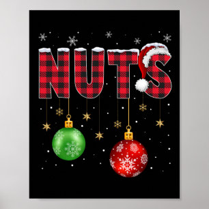 Kastanien Matching Family Fun Brustkerne Weihnacht Poster