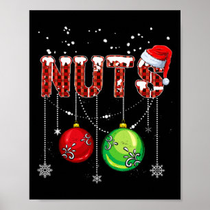 Kastanien Matching Family Fun Brustkerne Weihnacht Poster
