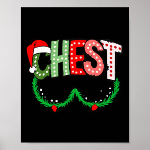 Kastanien-Matching-Kastanien Lustiges Weihnachten- Poster