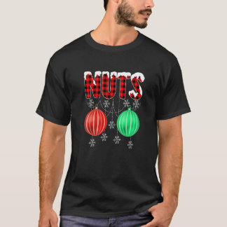 Kastanien Matratzen Paare Weihnachtsleuchten Nuts T-Shirt