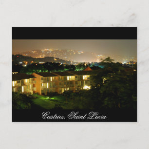 Kastanien. Saint Lucia Postkarte