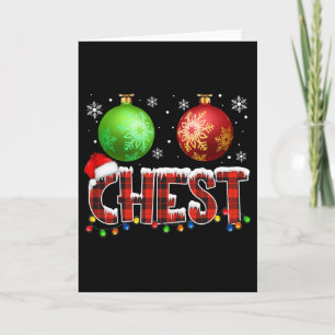 Kastanien Spaß Matching Paare Weihnachtslichter Nu Karte