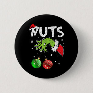 Kastanien Weihnachten Familie passende Paare Brust Button